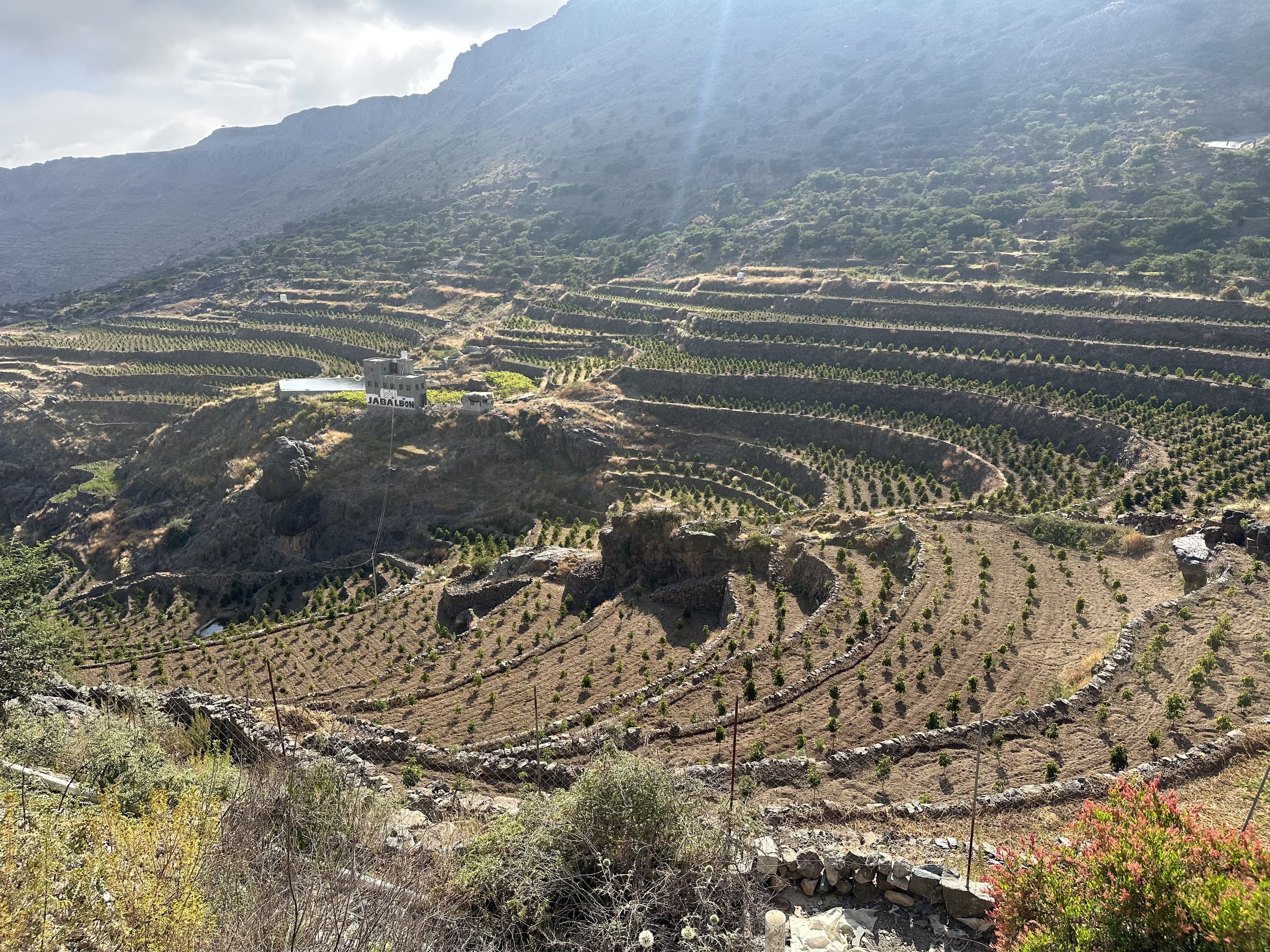 Ancient stone terraces of Haraz